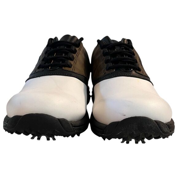FootJoy GreenJoys Golf Shoes Brown White Black Saddle Size 11.5M 45516 Lace Up main image 5